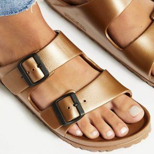 Birkenstock Arizona Copper EVA Rubber Sandals